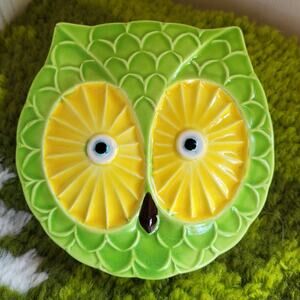 Vintage Owl Trinket Dish